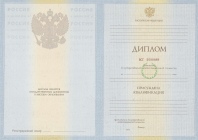 Диплом специалиста с 2010 по 2011 годы
